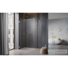 Radaway Essenza Pro 50 walk-in zuhanyfal, szálcsiszolt arany (10103050-99-01) kád, zuhanykabin