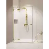 Radaway Essenza Pro 8 Brushed Gold KDJ szögletes szálcsiszolt arany zuhanykabin 110x70 átlátszó jobbos