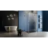 Radaway Essenza Pro Black KDJ szögletes fekete zuhanykabin 90x80 átlátszó jobbos