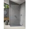 Radaway Essenza Pro Brushed Nickel Walk-in szálcsiszolt króm zuhanyfal 155