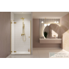 Radaway Essenza Pro DWJ 120 zuhanyajtó, szálcsiszolt arany, balos 10099120-99-01L