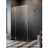 Radaway Essenza Pro Gold KDJ szögletes arany zuhanykabin 110x90 átlátszó jobbos