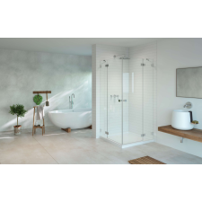 Radaway Essenza Pro KDD szögletes zuhanykabin 100x90 átlátszó kád, zuhanykabin