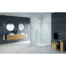 Radaway Essenza Pro PDD íves zuhanykabin 80x90 átlátszó kád, zuhanykabin