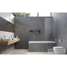Radaway Essenza Pro PNJ II 80 kádparaván, szálcsiszolt króm 10101080-91-01 kád, zuhanykabin