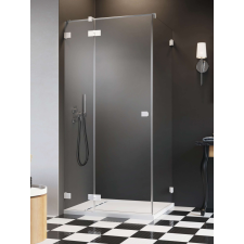 Radaway Essenza Pro White KDJ szögletes fehér zuhanykabin 100x120 átlátszó balos kád, zuhanykabin