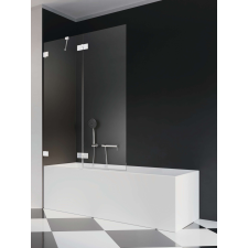 Radaway Essenza Pro White PND II fehér kádparaván 140 átlátszó kád, zuhanykabin