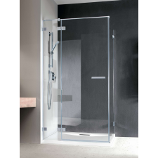 Radaway Euphoria KDJ szögletes zuhanykabin 80x100 átlátszó balos kád, zuhanykabin