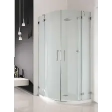 Radaway Euphoria PDD íves zuhanykabin 100x80 átlátszó kád, zuhanykabin
