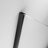 Radaway Furo Black PND II fekete kádparaván 160 átlátszó jobbos