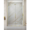 Radaway Furo Brushed Gold DWD szálcsiszolt arany zuhanyajtó 150 átlátszó
