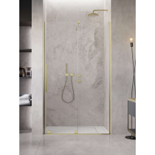 Radaway Furo Brushed Gold DWJ szálcsiszolt arany zuhanyajtó 150 átlátszó jobbos kád, zuhanykabin