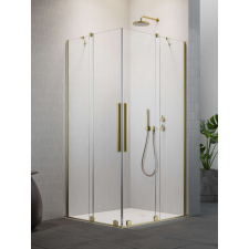 Radaway Furo Brushed Gold KDD szögletes szálcsiszolt arany zuhanykabin 90x100 átlátszó kád, zuhanykabin