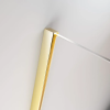 Radaway Furo Gold KDJ szögletes arany zuhanykabin 130x70 átlátszó jobbos