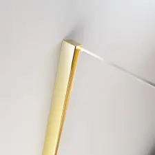 Radaway Furo Gold KDJ szögletes arany zuhanykabin 130x70 átlátszó jobbos kád, zuhanykabin