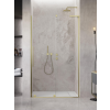 Radaway Furo SL Brushed Gold DWJ szálcsiszolt arany zuhanyajtó 120 átlátszó jobbos