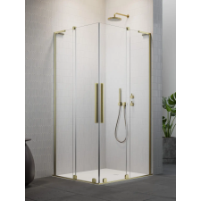 Radaway Furo SL Brushed Gold KDD szögletes szálcsiszolt arany zuhanykabin 80x90 átlátszó kád, zuhanykabin