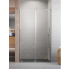 Radaway Furo SL Brushed Nickel DWJ szálcsiszolt króm zuhanyajtó 110 átlátszó balos