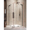 Radaway Furo SL KDD 100J zuhanykabin jobbos zuhanyajtó, fekete 10305100-54-01R