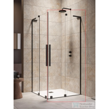 Radaway Furo SL KDD 110J zuhanykabin jobbos zuhanyajtó, fekete 10305110-54-01R kád, zuhanykabin