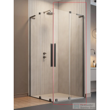 Radaway Furo SL KDD 120J zuhanykabin jobbos zuhanyajtó, szálcsiszolt fegyvermetál 10305120-92-01R kád, zuhanykabin