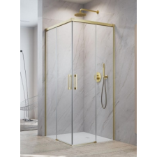 Radaway Idea 8 Brushed Gold KDD szögletes szálcsiszolt arany zuhanykabin 80B+120J kád, zuhanykabin
