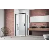 Radaway Idea Black KDJ szögletes fekete zuhanykabin 100x75 átlátszó jobbos