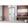 Radaway Idea Black KDJ szögletes fekete zuhanykabin 130x120 átlátszó jobbos