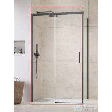 Radaway Idea KDJ 130B zuhanykabin balos ajtó része, szálcsiszolt fegyvermetál 387043-92-01L kád, zuhanykabin