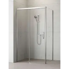 Radaway Idea KDJ szögletes zuhanykabin 150x110 átlátszó balos kád, zuhanykabin