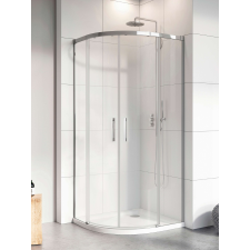 Radaway Idea PDD íves zuhanykabin 90x100 átlátszó kád, zuhanykabin