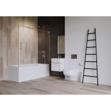 Radaway Idea PN DWJ+S kádparaván 140x75 átlátszó jobbos kád, zuhanykabin