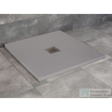 Radaway Kios C 80x80 műmárvány zuhanytálca betonszürke KC8080-52 kád, zuhanykabin