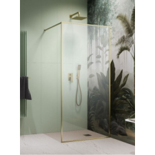 Radaway Modo F II Brushed Gold Walk-in szálcsiszolt arany zuhanyfal 145 kád, zuhanykabin