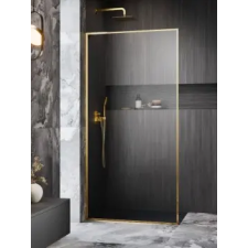 Radaway Modo F SL II Gold Walk-in arany zuhanyfal 95J kád, zuhanykabin