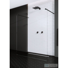 Radaway Modo New Black I 140 zuhanyfal (388144-54-01) kád, zuhanykabin