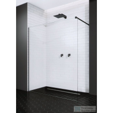Radaway Modo New Black II 140 zuhanyfal (389144-54-01) kád, zuhanykabin