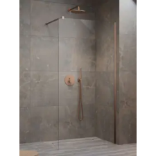 Radaway Modo New Brushed Copper II Walk-in szálcsiszolt réz zuhanyfal 80 kád, zuhanykabin