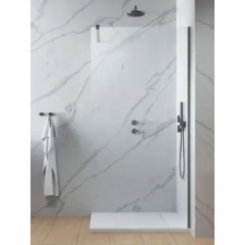 Radaway Modo New Brushed GunMetal II Walk-in szálcsiszolt fegyvermetál zuhanyfal 110 kád, zuhanykabin