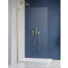 Radaway Modo SL II Brushed Gold 100 B walk-in zuhanyfal, szálcsiszolt arany (10319104-99-01L)