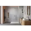 Radaway Modo SL II Brushed Nickel Walk-in szálcsiszolt króm zuhanyfal 90 átlátszó balos
