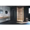 Radaway Modo X Black II Factory Walk-in fekete zuhanyfal 160 átlátszó