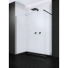 Radaway Modo X Black II Walk-in fekete zuhanyfal 120