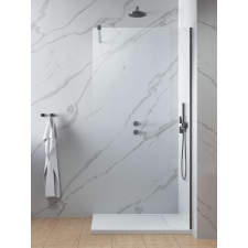 Radaway Modo X Brushed GunMetal II Walk-in szálcsiszolt fegyvermetál zuhanyfal 110 átlátszó kád, zuhanykabin