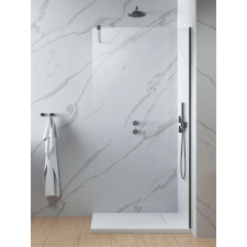 Radaway Modo X Brushed GunMetal II Walk-in szálcsiszolt fegyvermetál zuhanyfal 155 átlátszó kád, zuhanykabin
