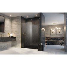 Radaway Modo X Gold II Walk-in arany zuhanyfal 65 átlátszó kád, zuhanykabin