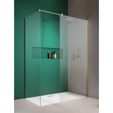 Radaway Modo X Gold III Walk-in arany zuhanyfal 90x90 átlátszó kád, zuhanykabin