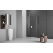 Radaway Modo X III Walk-in zuhanyfal 50x50 átlátszó kád, zuhanykabin