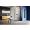 Radaway Nes 8 Black KDJ II szögletes fekete zuhanykabin 110x80 átlátszó balos