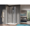 Radaway Nes 8 DWD+S szögletes zuhanykabin 100x75 átlátszó
